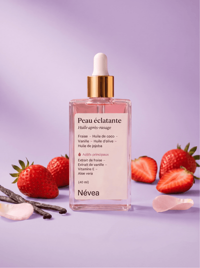 HUILE APRÈS-RASAGE FRAISE - VANILLE - Névea